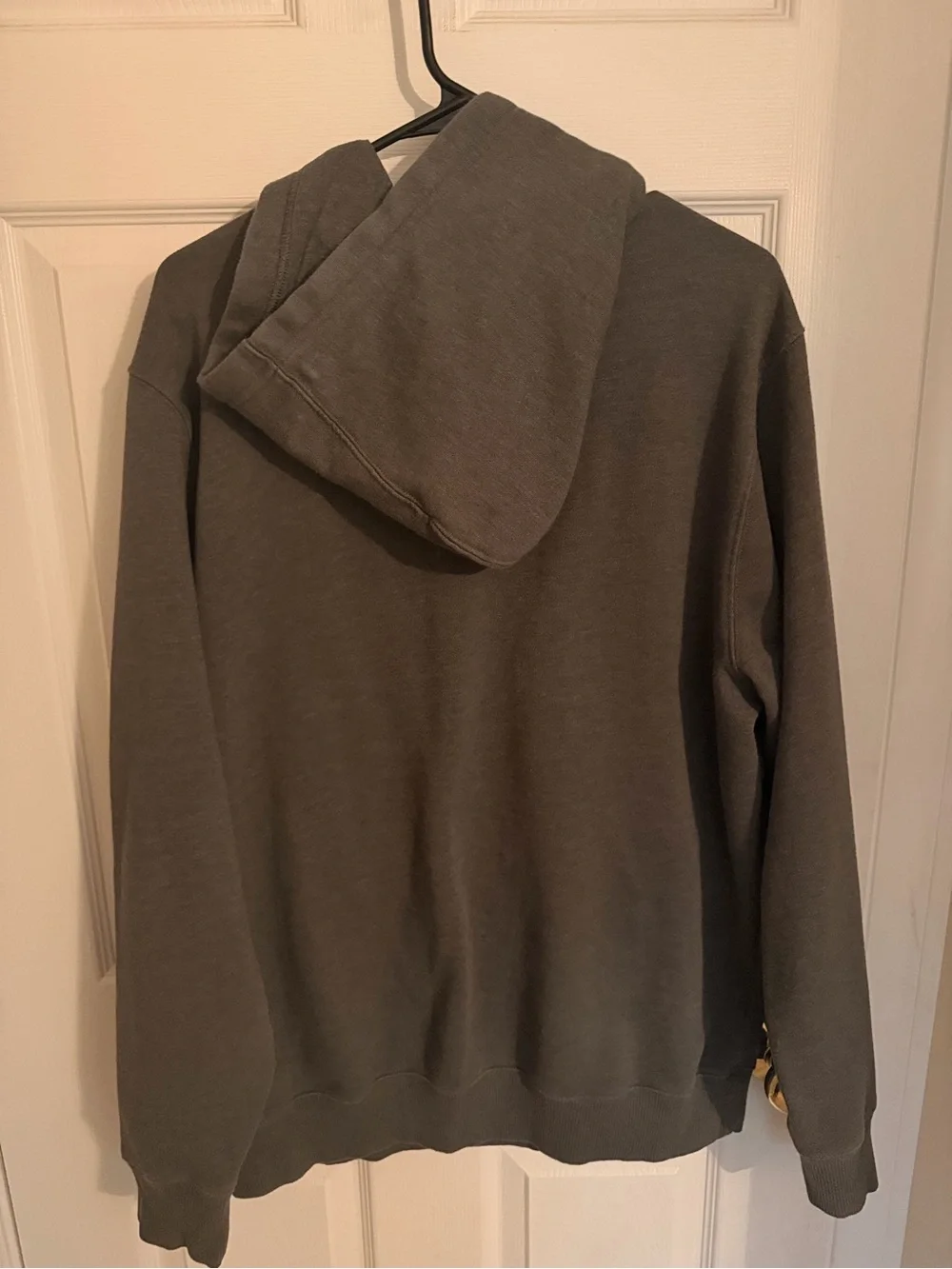 Banana Republic Men's Charcoal Gray Pullover Hoodie